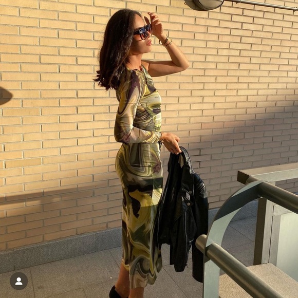 ZARA BLOGGERS FAV PRINTED TULLE TOP - Picture 6 of 16